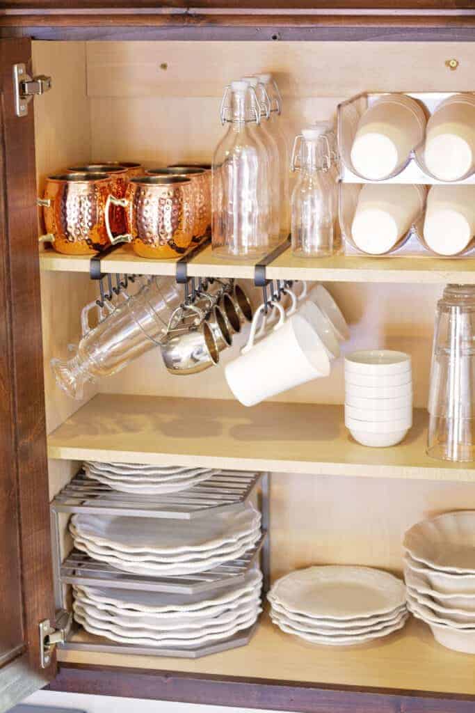 How To Organize Your Kitchen Cabinets Www Cintronbeveragegroup Com   Organized Kitchen Cupboard Dishes 683x1024 